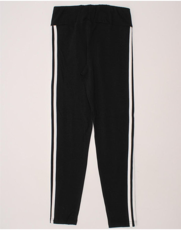 ADIDAS Girls Leggings 11-12 Years  Black Cotton Vintage Adidas and Second-Hand Adidas from Messina Hembry 