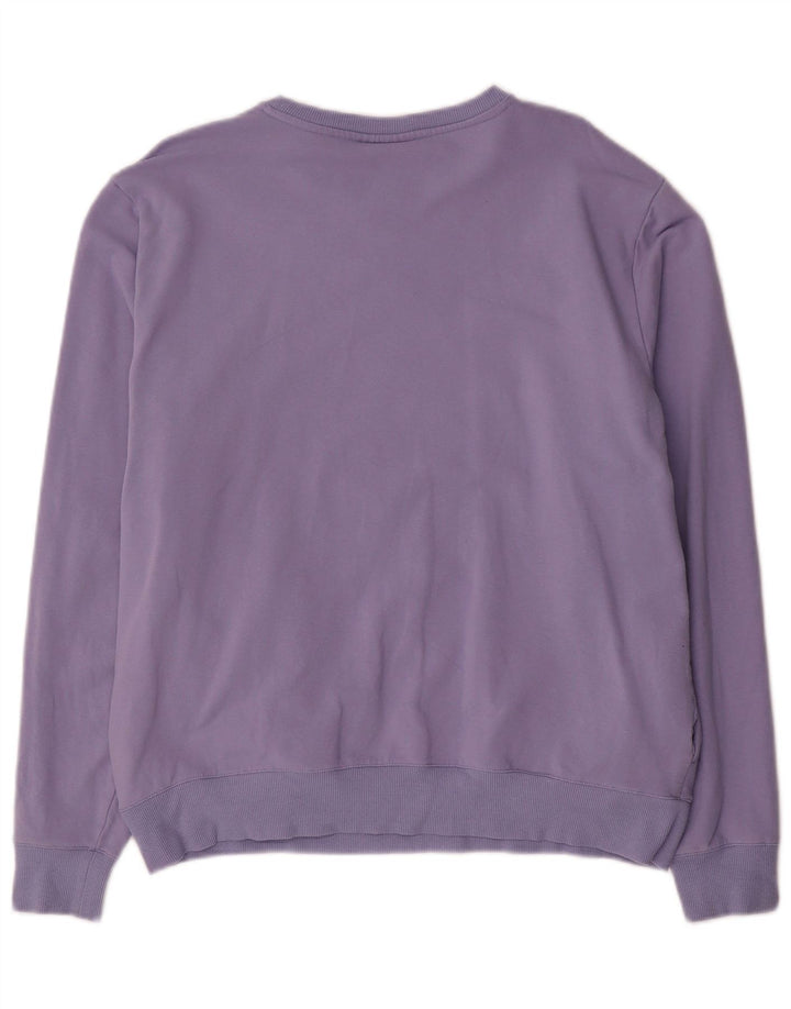 FILA moletom feminino jumper UK 18 XL algodão roxo