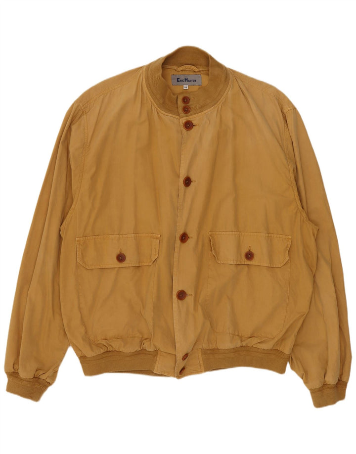 Jaqueta bomber masculina ERIC HATTON IT 52 XL algodão marrom