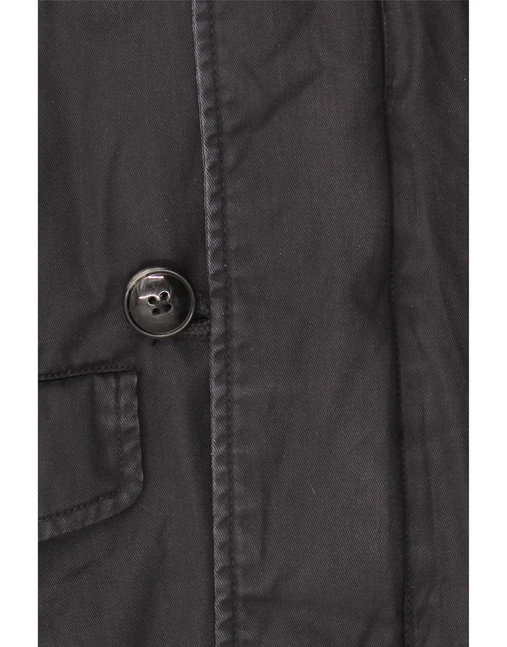 Jaqueta Parka masculina Woolrich com capuz Reino Unido 40 grande algodão azul marinho