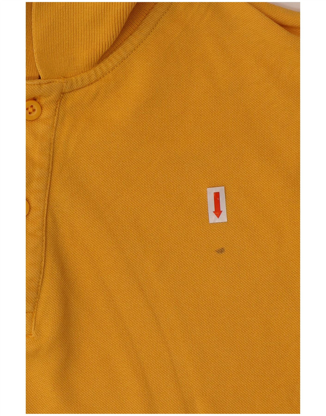 Camisa polo masculina DACK'S grande algodão amarelo