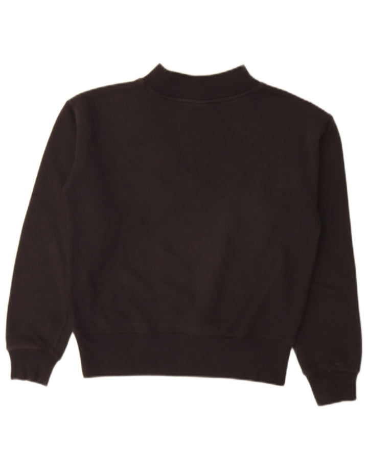 Suéter gráfico feminino CHAMPION 11-12 anos grande algodão preto