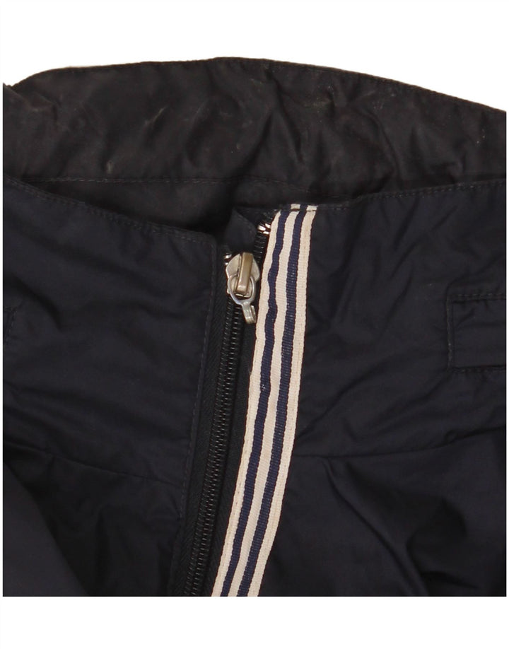 Jaqueta de chuva masculina Armani Jeans UK 40 grande azul marinho poliamida