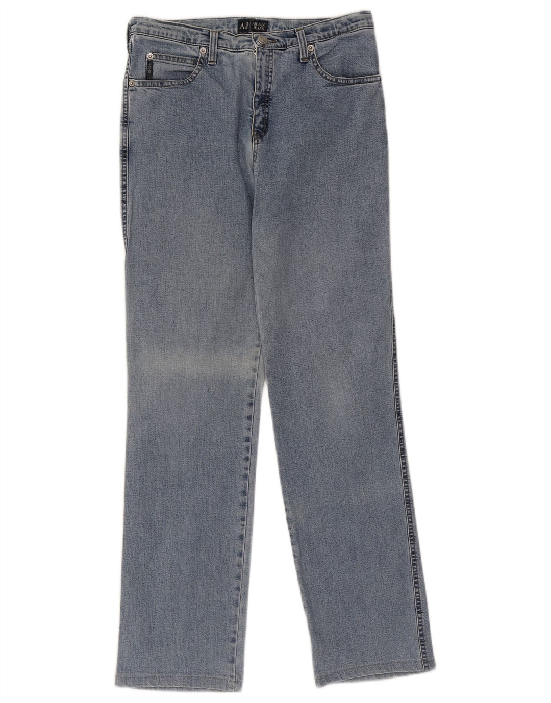 ARMANI Jeans retos femininos W29 L28 algodão azul