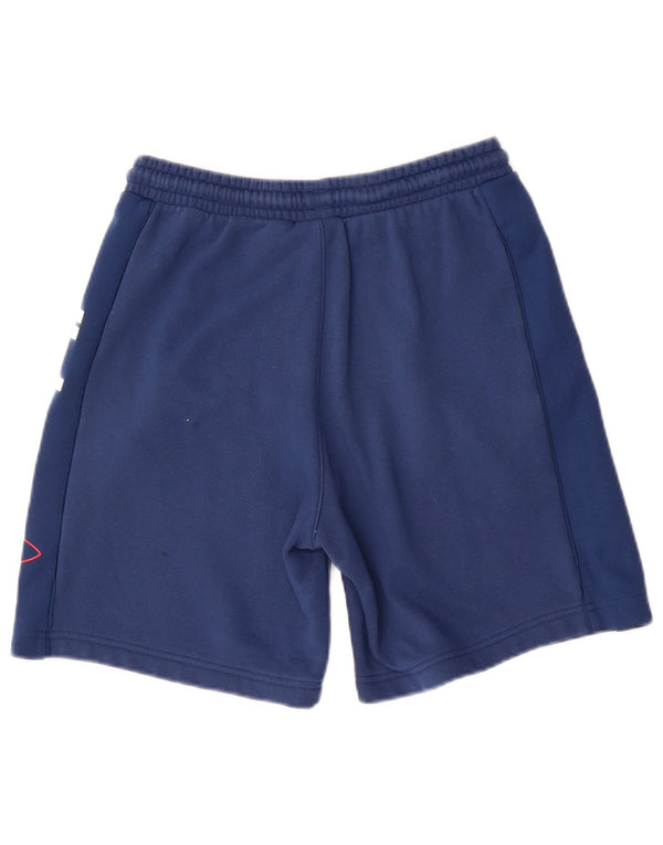 Shorts esportivos gráficos masculinos Adidas pequenos algodão azul marinho