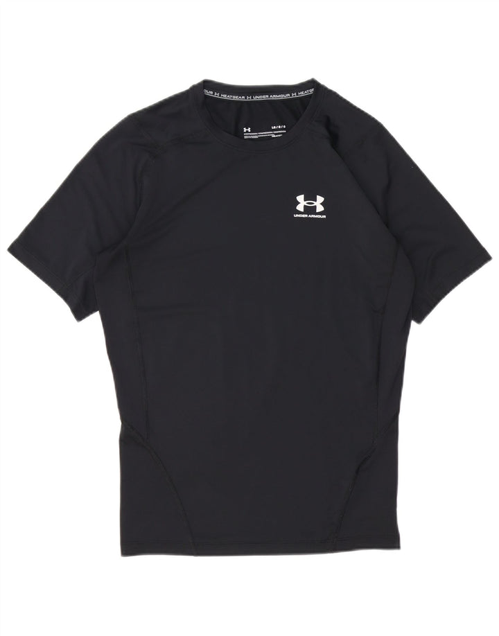 Camiseta masculina Under Armour Heat Gear grande poliéster preto