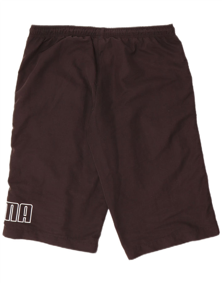 Bermuda masculina Puma Graphic Bermuda esportiva média preta