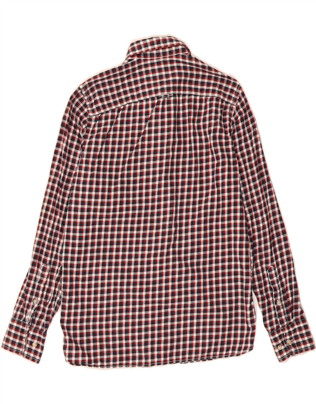 JACK & JONES Mens Shirt Medium Red Check Vintage Jack & Jones and Second-Hand Jack & Jones from Messina Hembry 