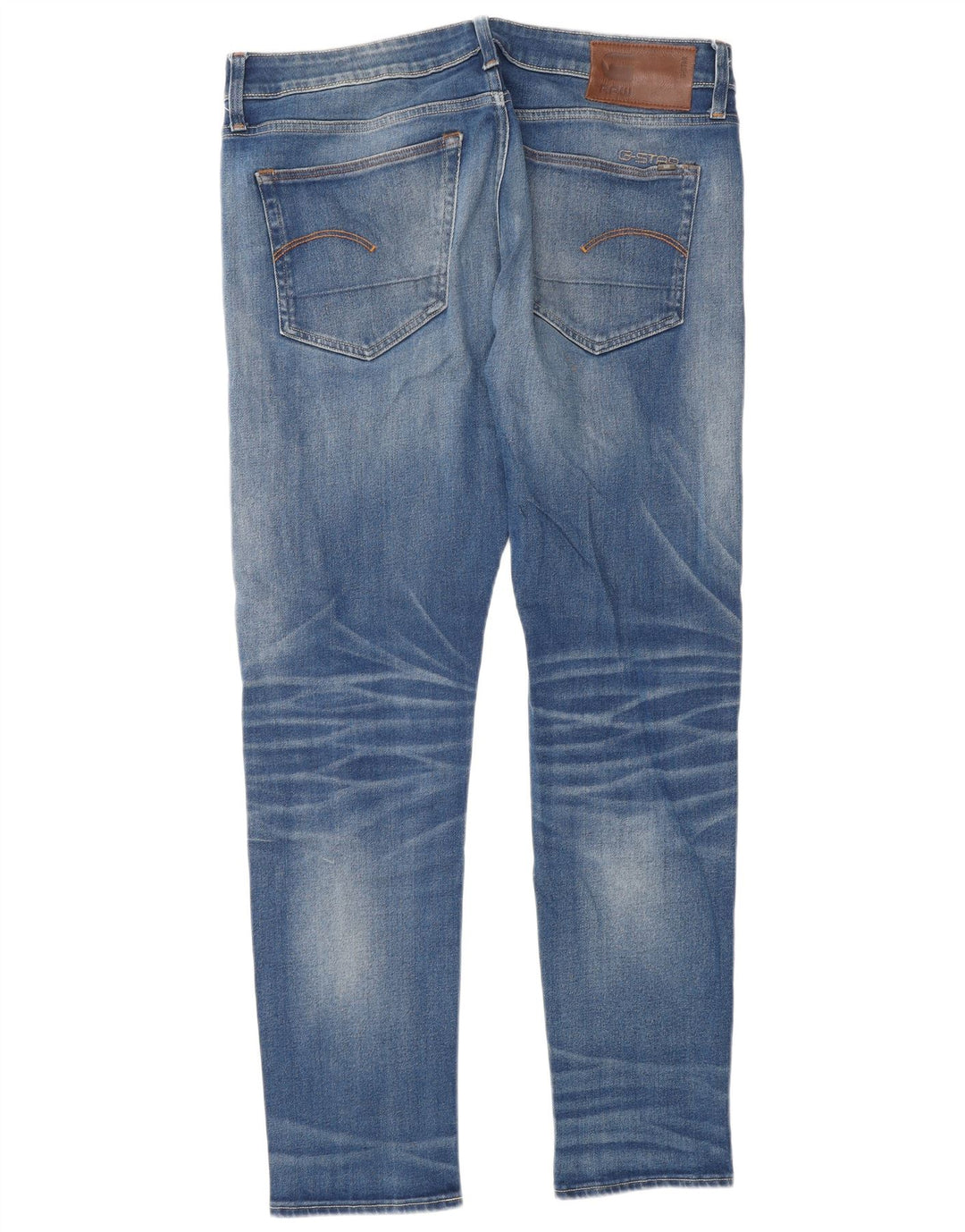 G-Star Masculino Slim Jeans W34 L32 Azul Algodão