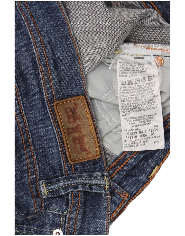 LEVI'S Mens Bootcut Jeans W32 L31 Azul Algodão