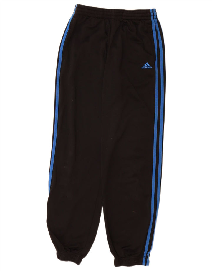 Adidas meninos calças de treino joggers 13-14 anos preto poliéster