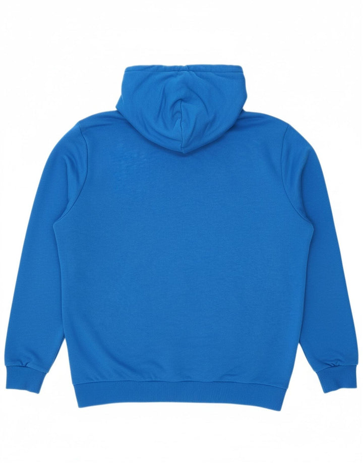PUMA Mens Hoodie Jumper Médio Algodão Azul