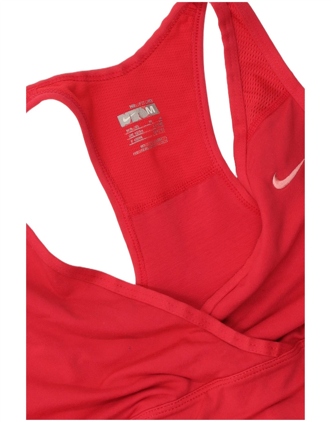 Colete feminino NIKE UK 12/14 médio vermelho