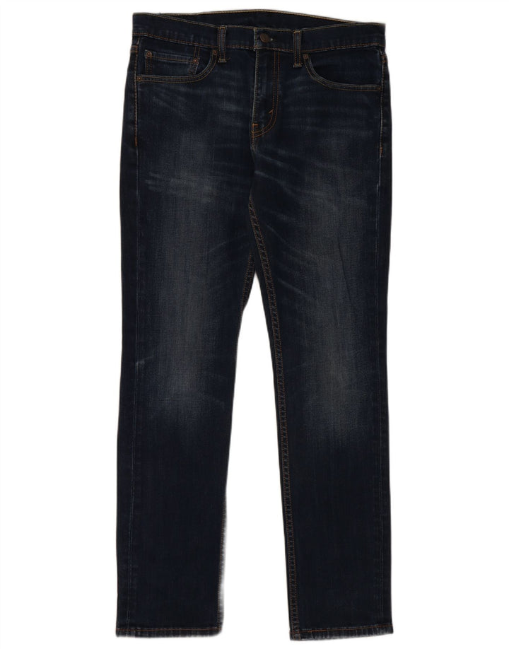 Levi's Masculino 511 Slim Jeans W32 L32 Azul Marinho Algodão