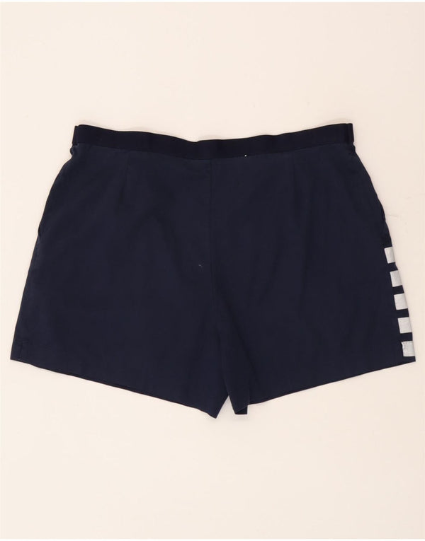 Fila Masculino Pegged Casual Shorts IT 54 2XL W38 Azul Marinho Listrado Poliéster