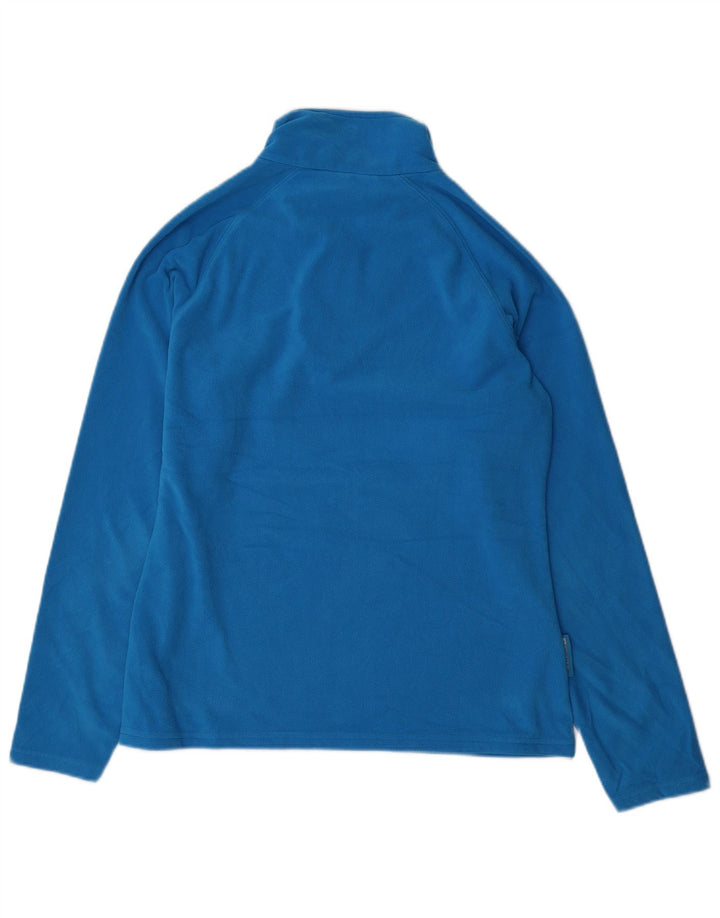 Suéter de lã feminino Mountain Warehouse com zíper e gola UK 12 azul médio