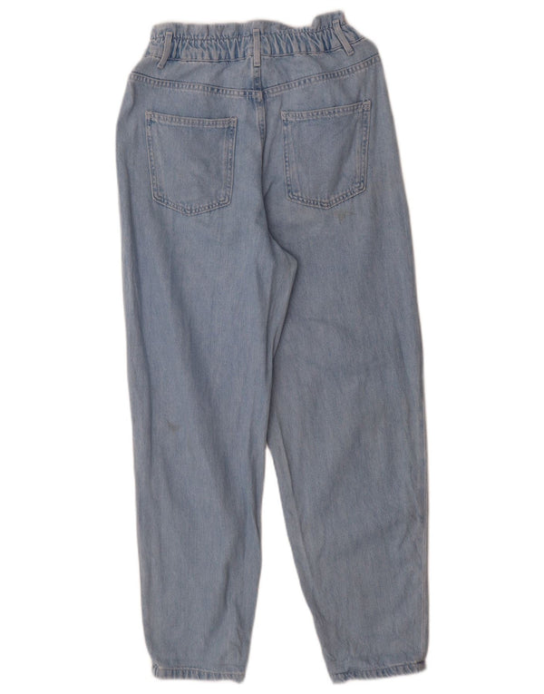 Calça jeans feminina cintura alta Zara EU 36 XS W26 L28 azul algodão