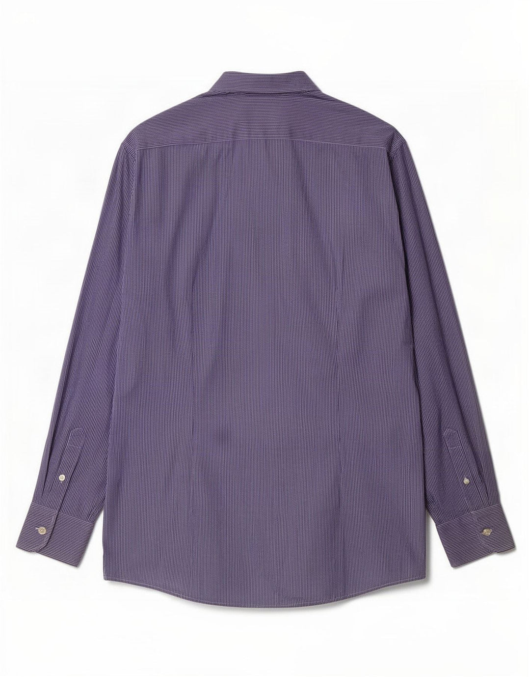 Camisa masculina Benetton listrada azul média