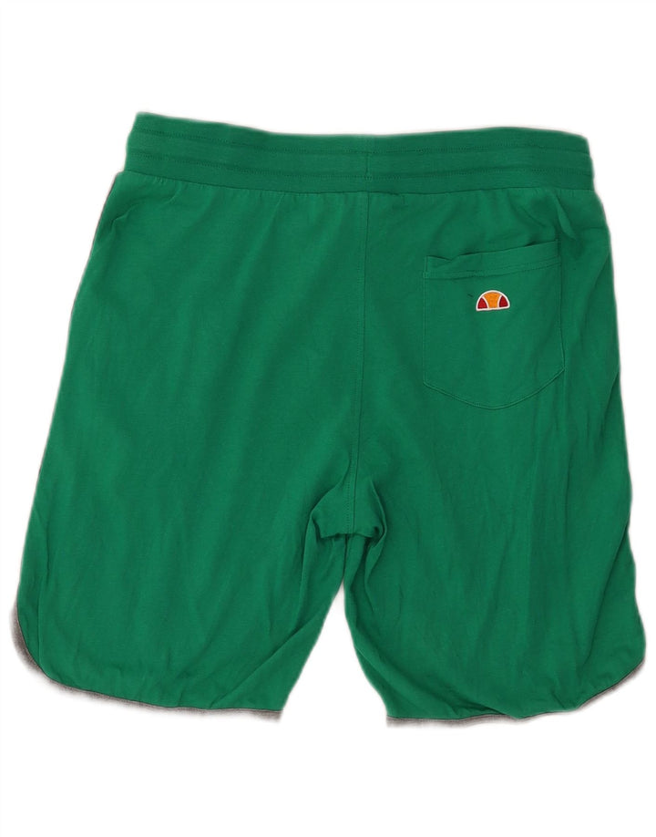 Shorts esportivos gráficos femininos Ellesse UK 14 verde médio