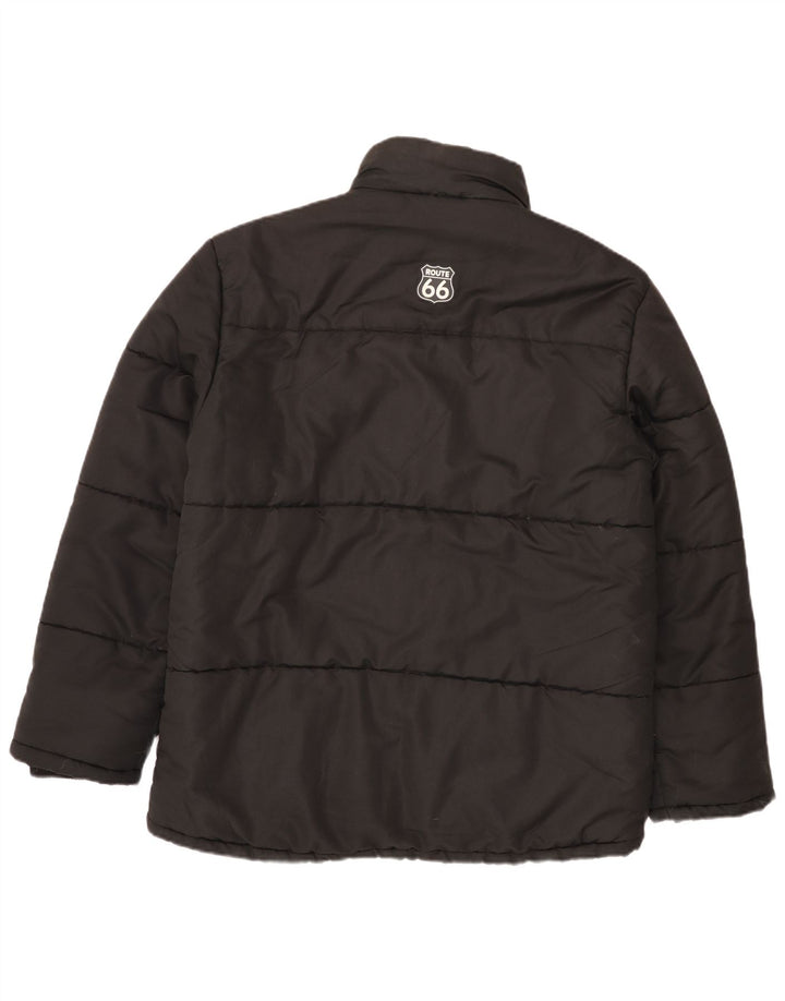 Jaqueta acolchoada masculina ROUTE 66 UK 40 grande poliéster preto