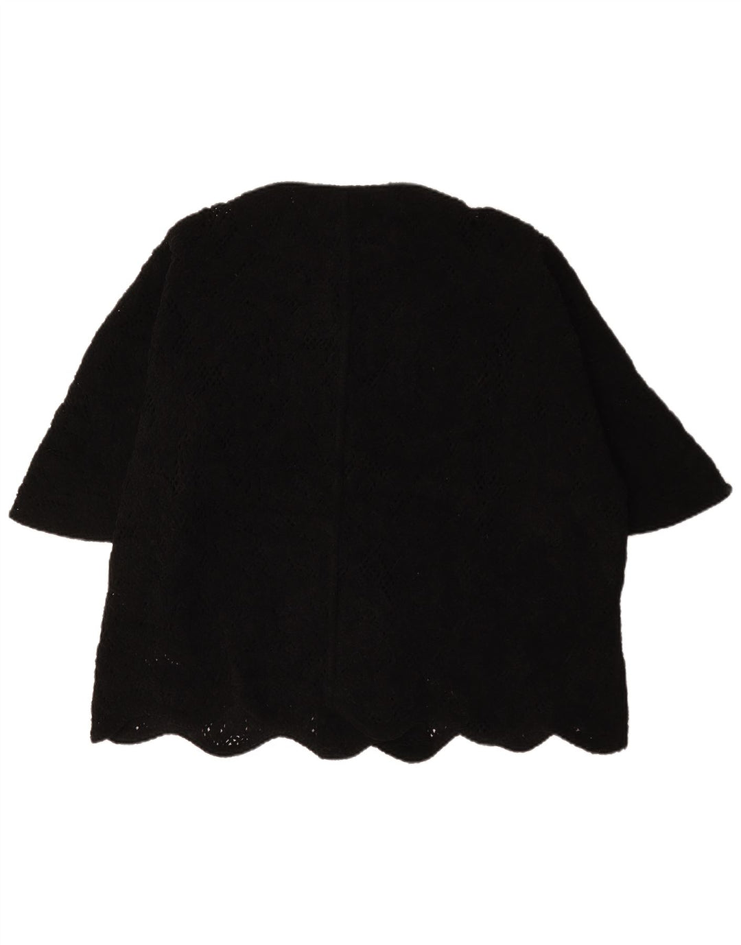 Jaqueta blazer oversized Zara feminina manga curta Reino Unido 14 médio preto