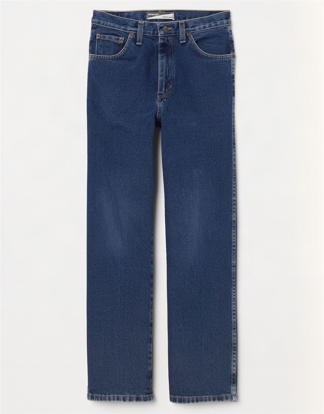 Wrangler Masculino Regular Straight Jeans W30 L30 Azul Algodão