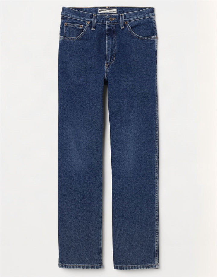 Wrangler Masculino Regular Straight Jeans W30 L30 Azul Algodão