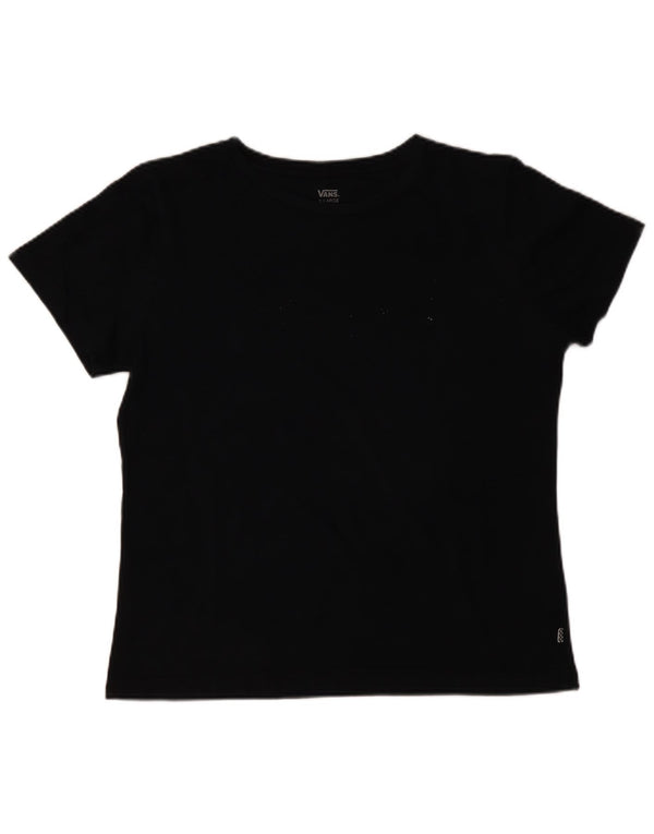 Camiseta feminina VANS Top UK 18 XL preto algodão