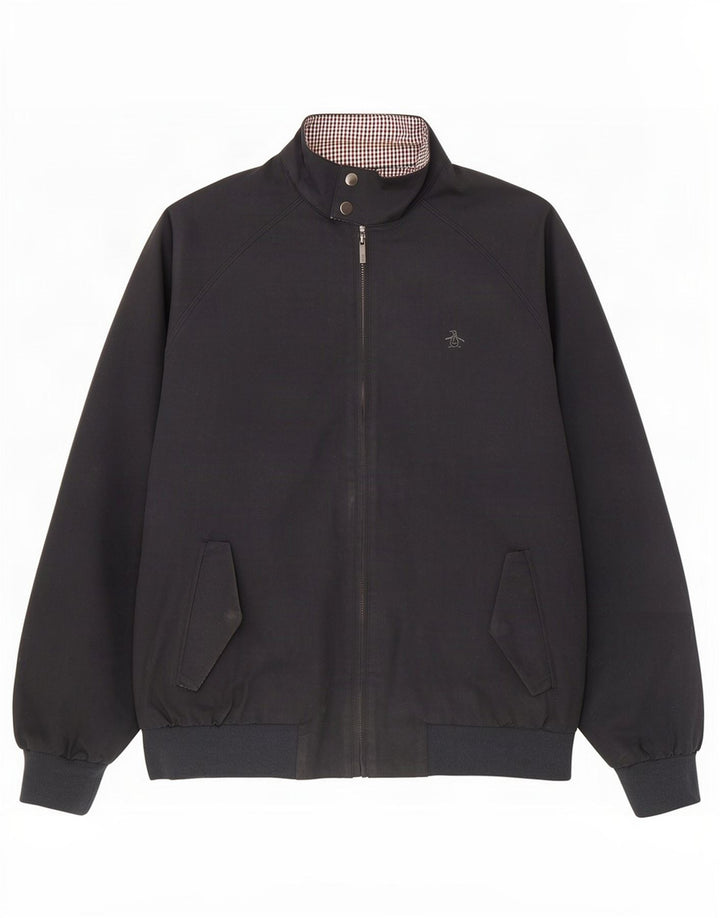 Jaqueta bomber masculina Penguin Reino Unido 40 grande algodão azul marinho
