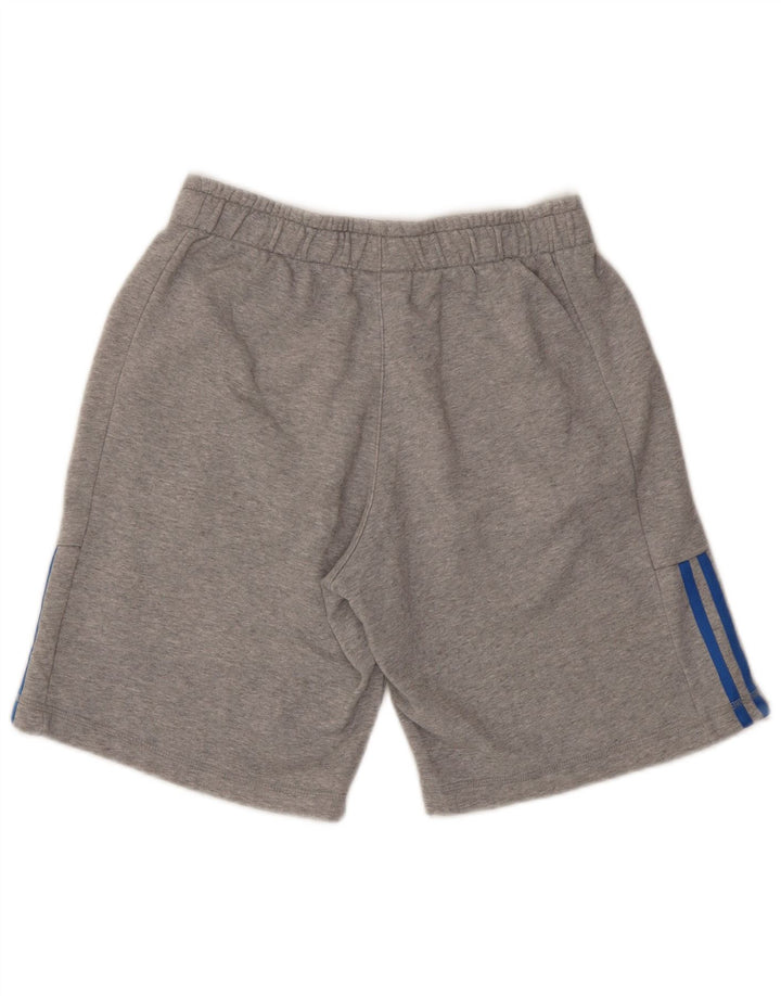 ADIDAS Mens Climalite Sport Shorts Médio Cinza Algodão