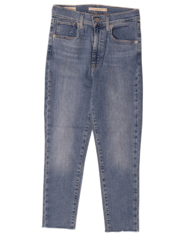 Levi's Masculino Mile High Capri Super Skinny Jeans W26 L22 Azul Algodão