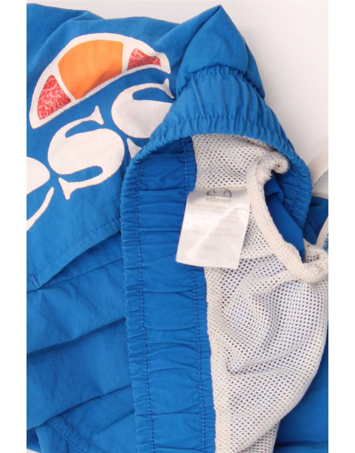 Shorts de natação masculino Ellesse Graphic pequeno azul nylon