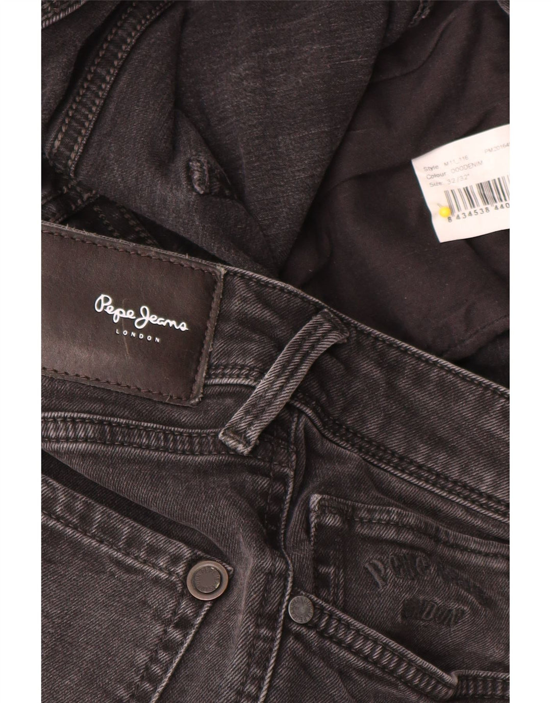 PEPE Jeans Masculino Jeans Skinny W32 L32 Cinza