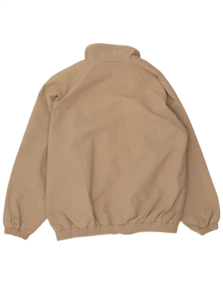 Jaqueta bomber masculina Asics UK 40 grande poliamida bege