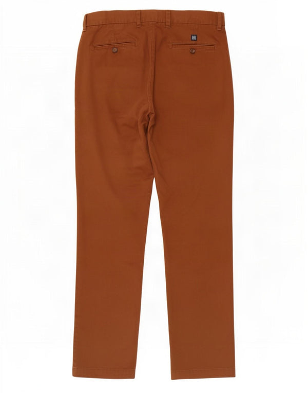 Calça Chino Cônica Masculina Marks & Spencer W32 L33 Algodão Marrom