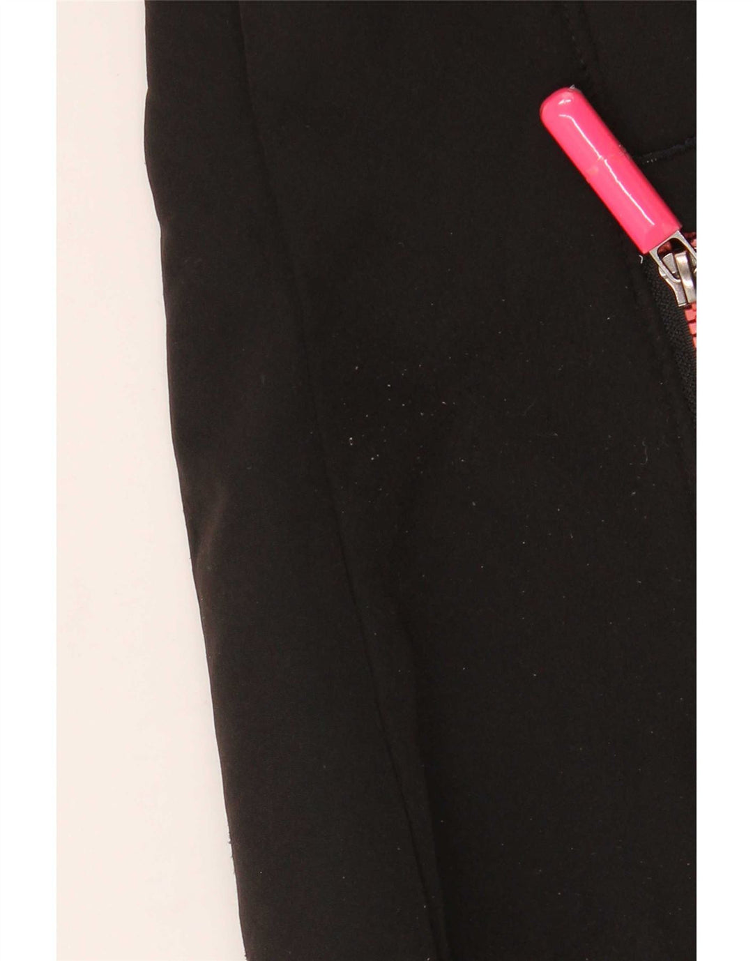 Jaqueta corta-vento feminina Superdry com capuz UK 12 médio preto
