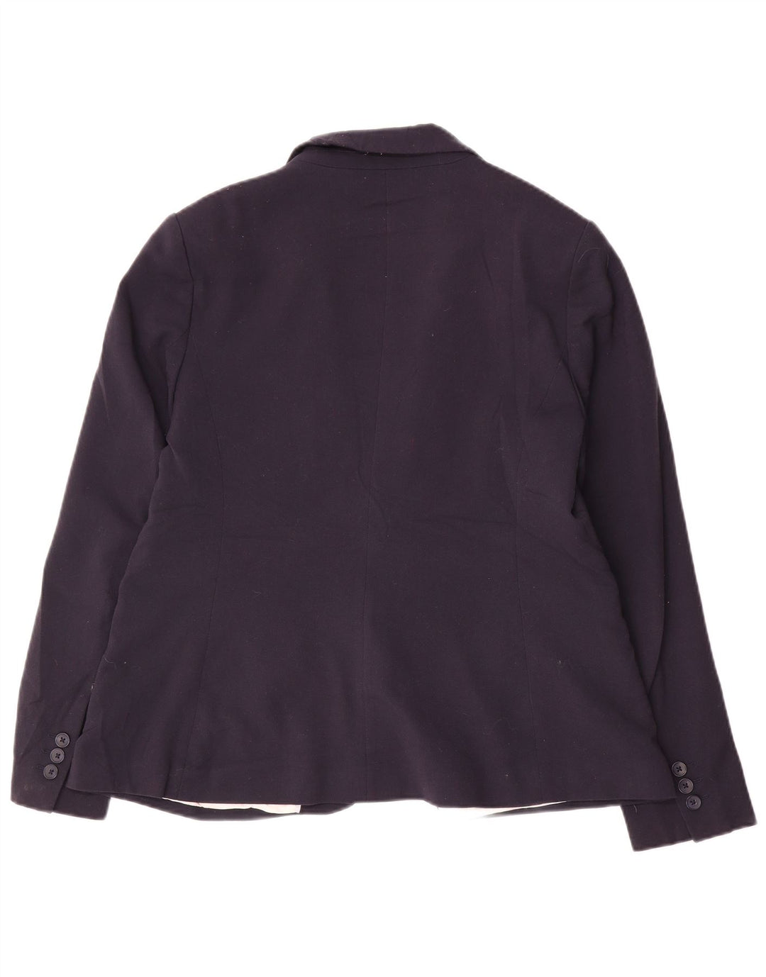 Jaqueta blazer feminina Marks & Spencer com 1 botão Reino Unido 16 grande azul marinho