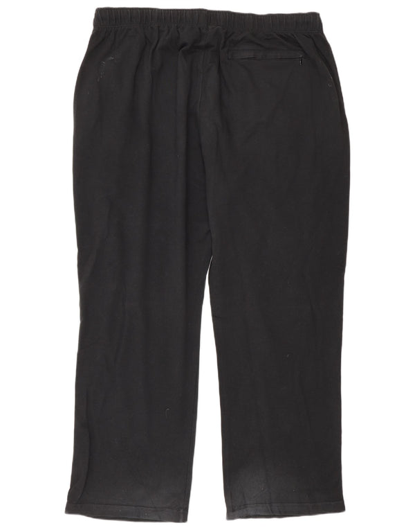 Calça de treino masculina Marks & Spencer Reino Unido 42/44 2XL algodão preto