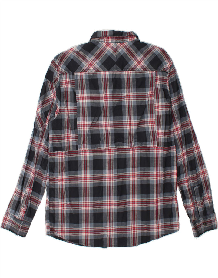 WRANGLER Mens Regular Fit Shirt Large Black Check Cotton Vintage Wrangler and Second-Hand Wrangler from Messina Hembry 