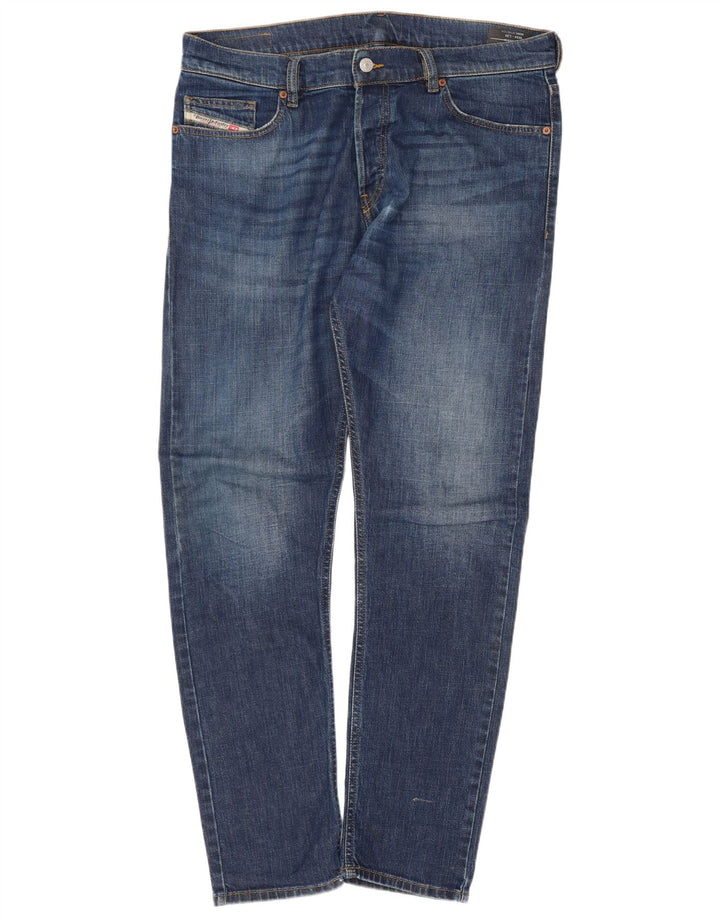 Diesel Masculino D-Luster Slim Jeans W34 L30 Azul Algodão