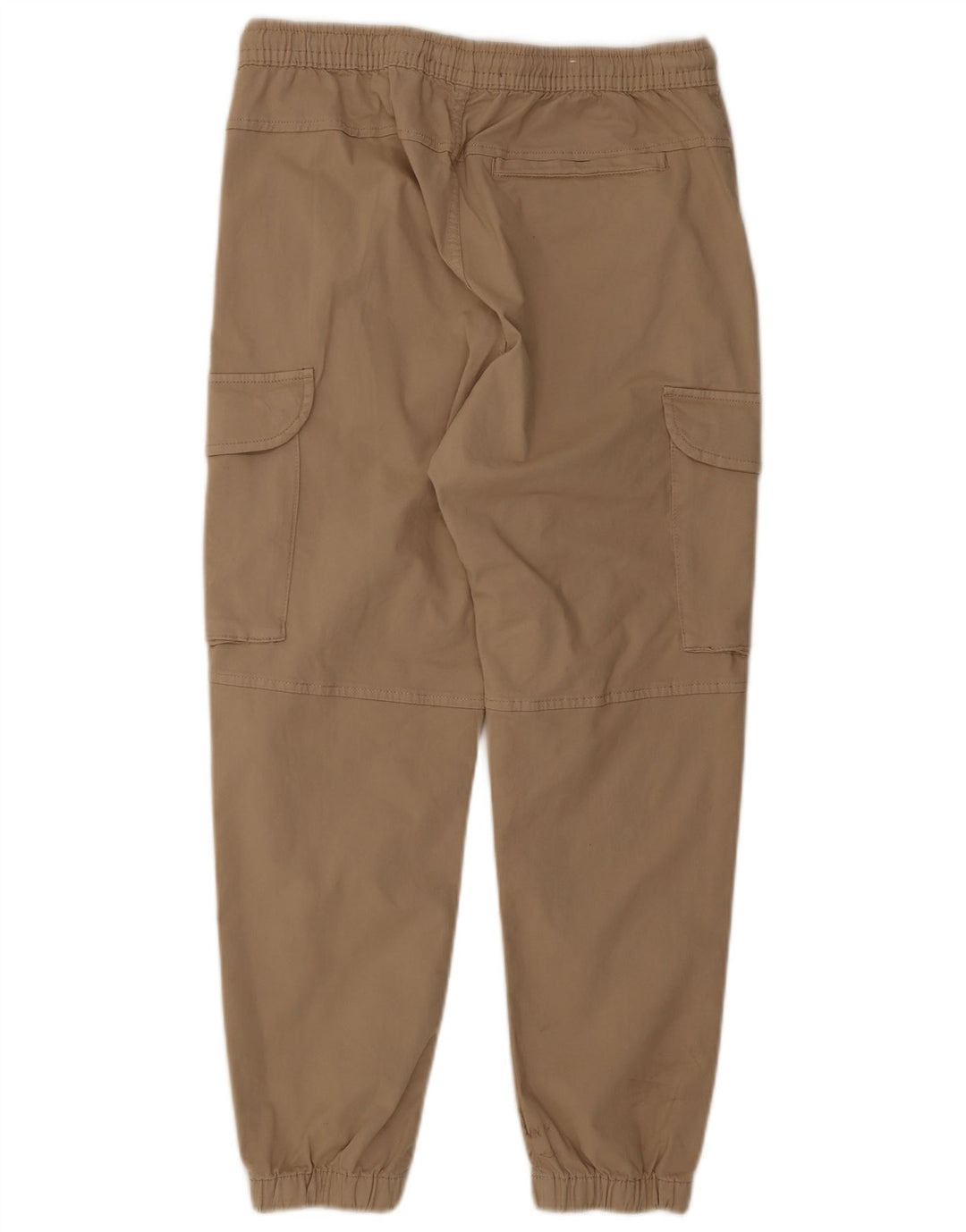 Zara Mens Joggers Cargo Calças Médio W31 L27 Algodão Bege