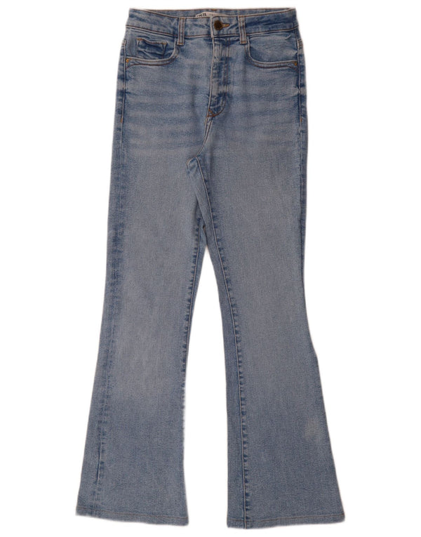 Zara Calça jeans feminina larga EU 36 XS W27 L29 Azul