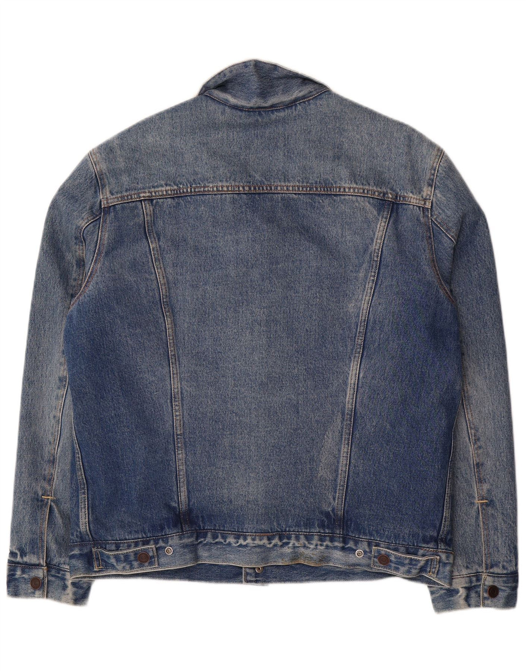 Jaqueta jeans masculina Levi's Sherpa UK 40 grande algodão azul