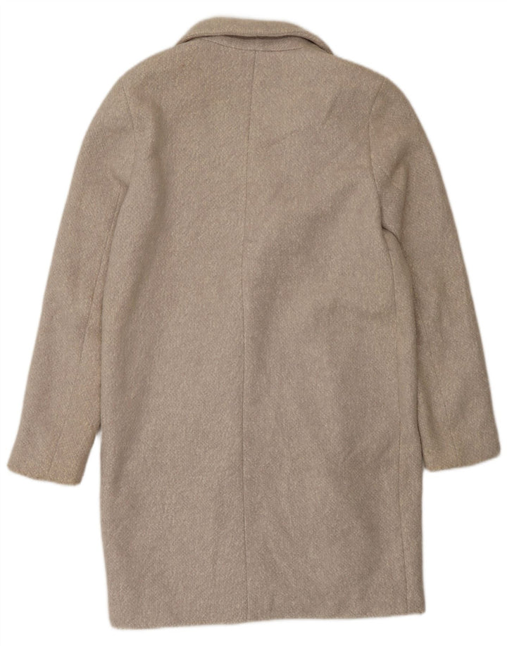 Sobretudo pulôver feminino Zara UK 10 pequeno algodão cinza