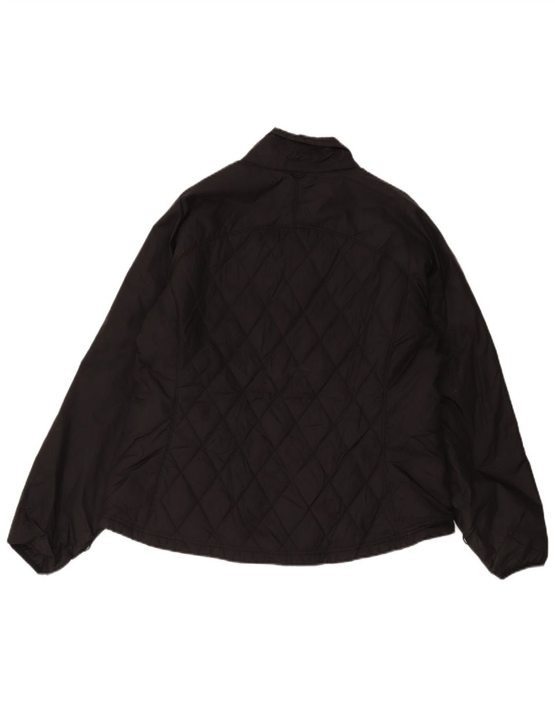 Jaqueta acolchoada feminina Eddie Bauer UK 18 XL preto nylon