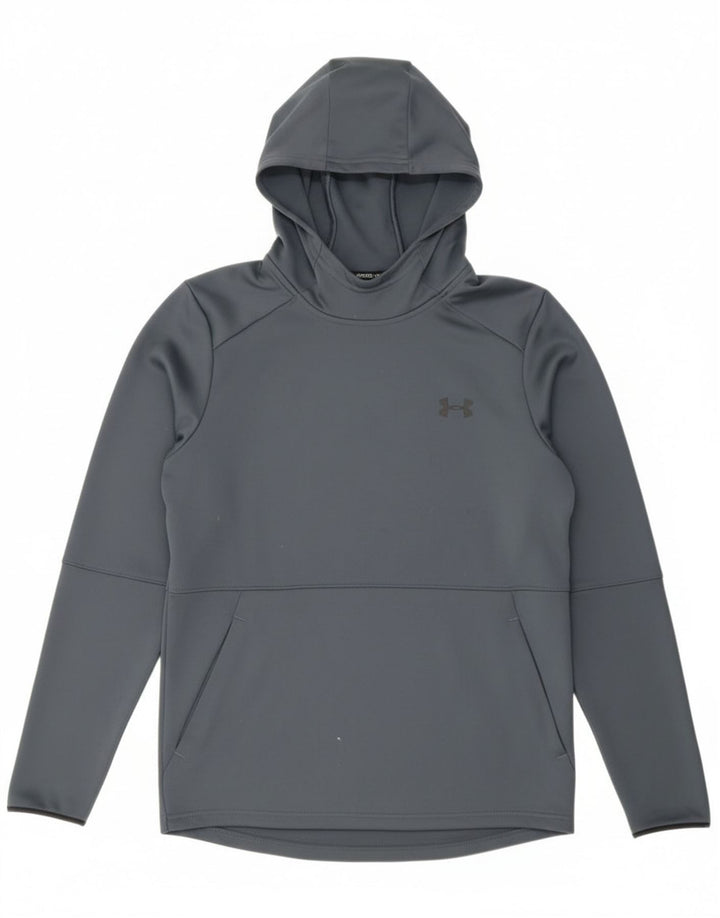Under Armour Mens Hoodie Jumper Pequeno Poliéster Cinza