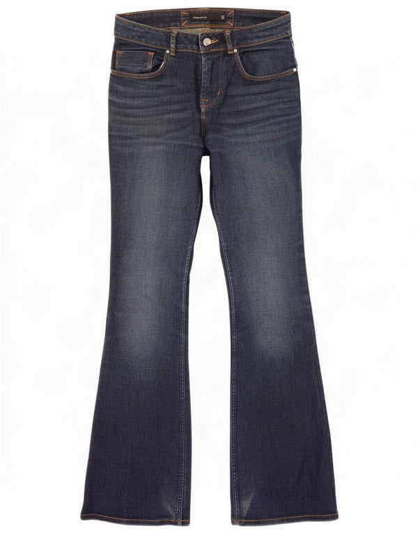 Karen Millen Womens Flared Jeans UK 6 XS W24 L32 Azul Algodão