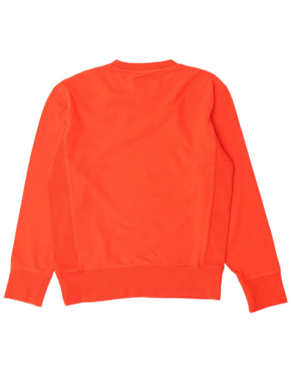SUPERDRY moletom masculino jumper pequeno algodão laranja