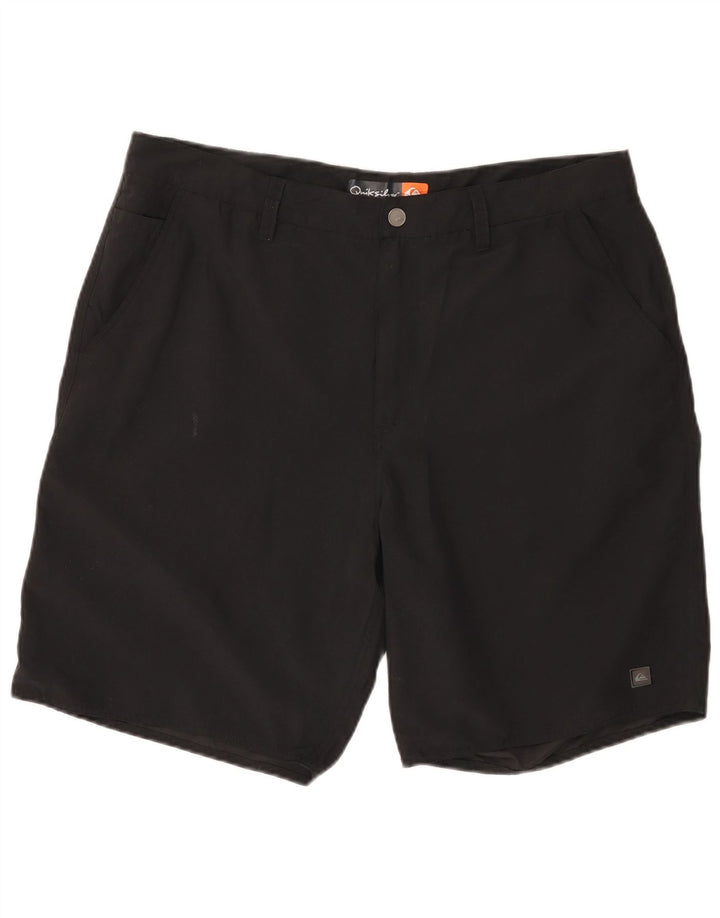 Quiksilver Mens Chino Shorts W36 Grande Poliéster Preto