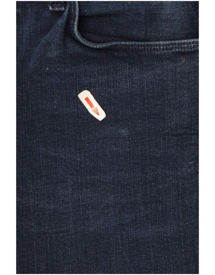 Tommy Hilfiger Masculino Denton Straight Jeans W34 L32 Azul Marinho